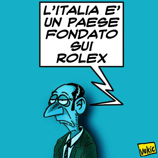 I “fondamentali” dell’economia italiana…un rolex