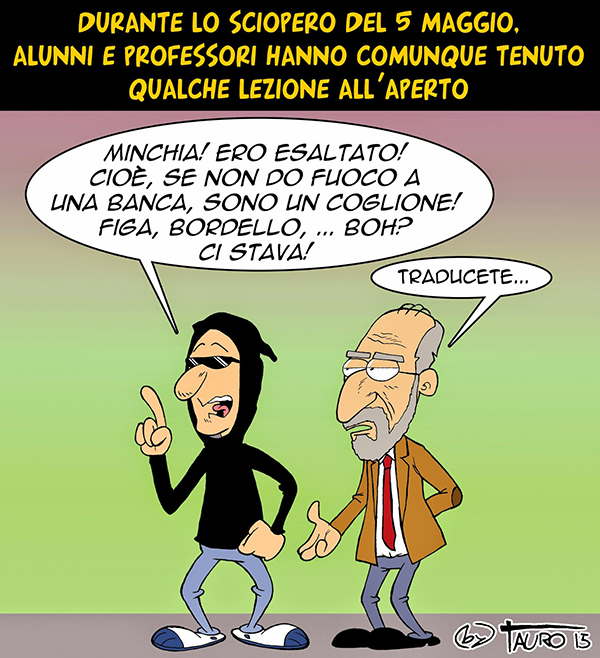 satira black bloc