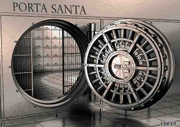 La Porta Santa dei banchieri