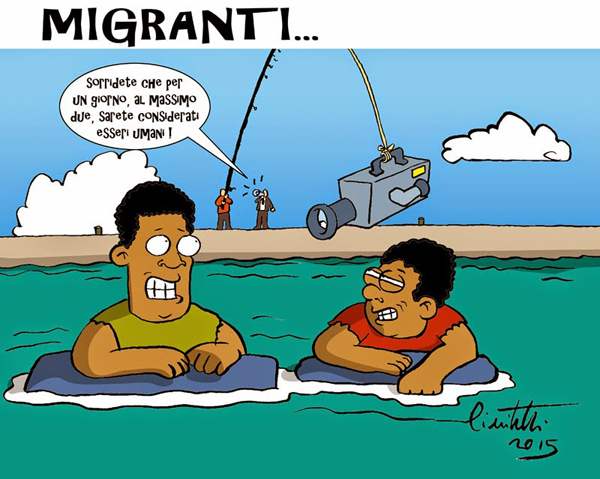 satira immigrazione