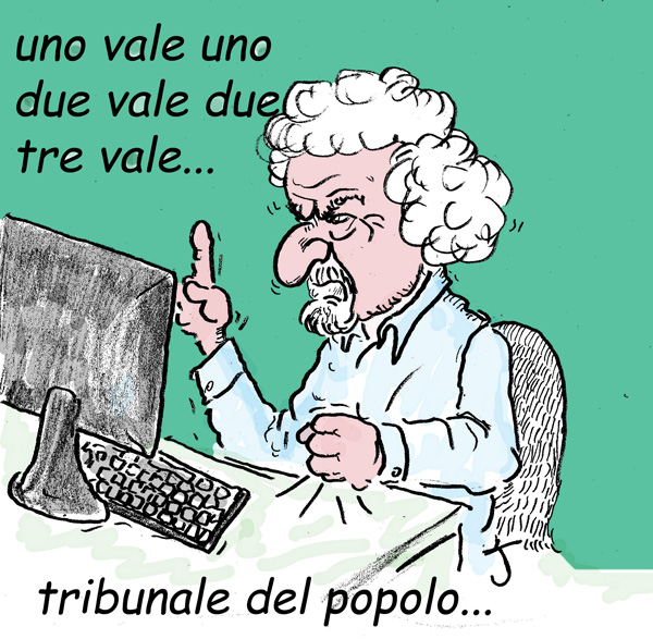 Bei tempi, Beppe, quando eri una persona seria, e facevi ridere...