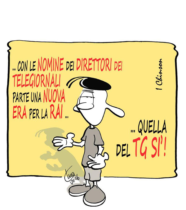 La Rai, sempre "governativa"...