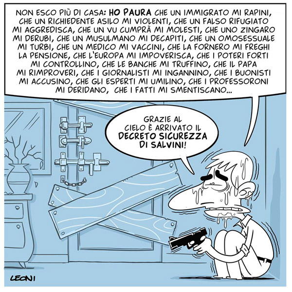 Il Ministro della paura…