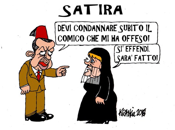 La satira...secondo la Merkel