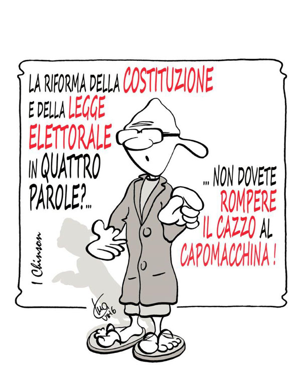 La riforma della riforma della costituzione...