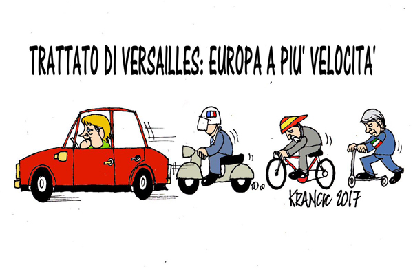 La marcia a più velocità...