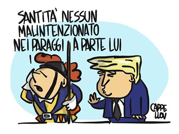 G7:un pericoloso individuo si è aggirato dalle parti del Vaticano...