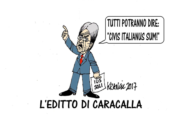 La storia si ripete…ovvero l’ Editto Gentiloniano…