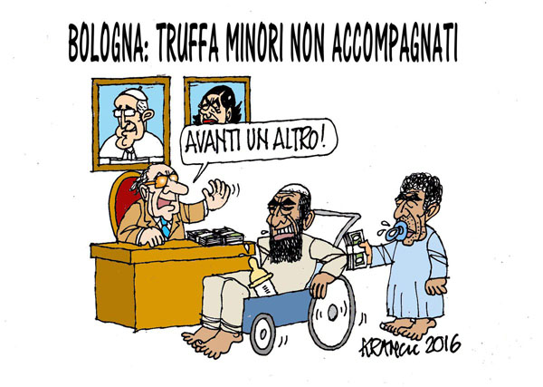 La truffa dei minori abbandonati...
