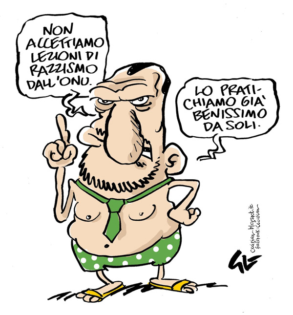 Onu lancia allarme razzismo in Italia; Salvini: 'Non accettiamo lezioni da nessuno'
