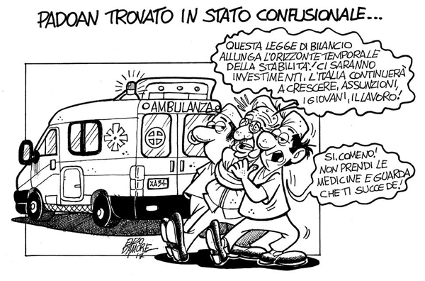 Pier Carlo Padoan: patti chiari e amicizia lunga...