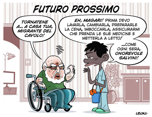 La pena del contrappasso…