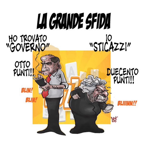 Bersani-Grillo “I duellanti”…