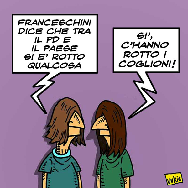I continui litigi a sinistra stanno aprendo “un’autostrada a Grillo e Salvini”.