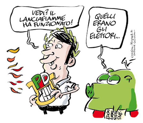 Elezioni romane e calo dei votanti...
