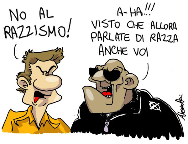 L’articolo tre della Costituzione, secondo la “libera interpretazione” dei leghisti...