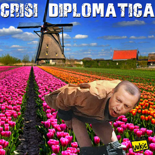 La vendetta del Sultano: cacheremo sui vostri tulipani…