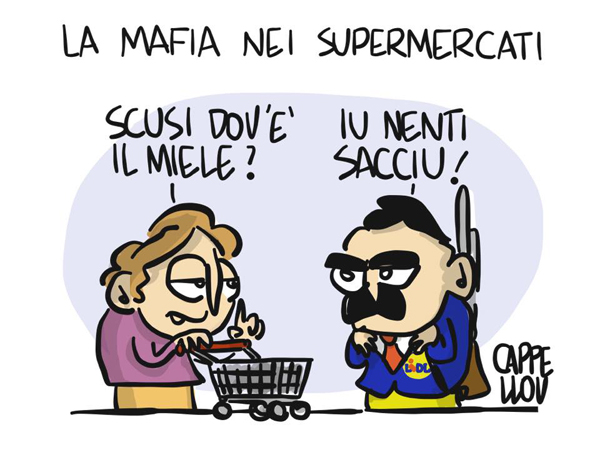  la mafia è entrata nei supermercati...