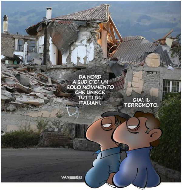 La solidarietà da terremoto...