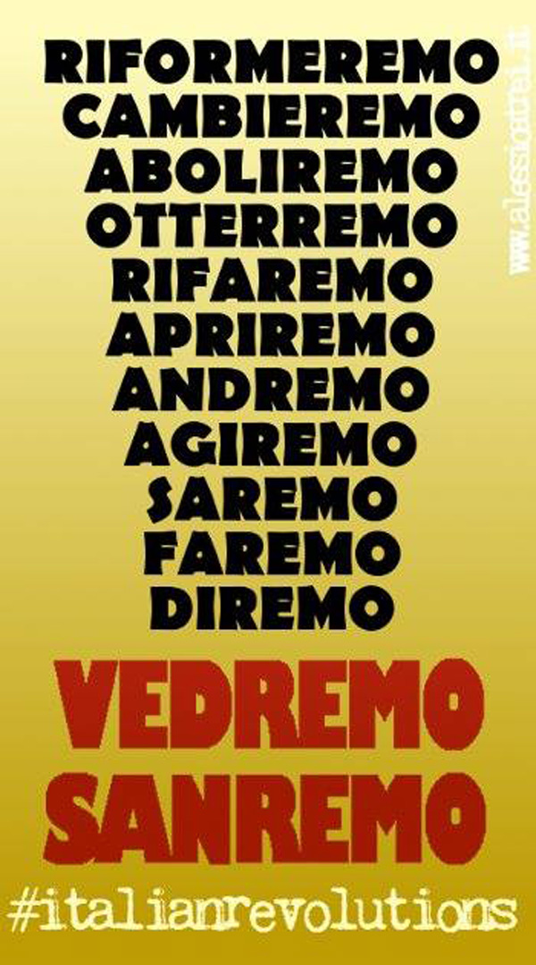 La Rivoluzione all’italiana…