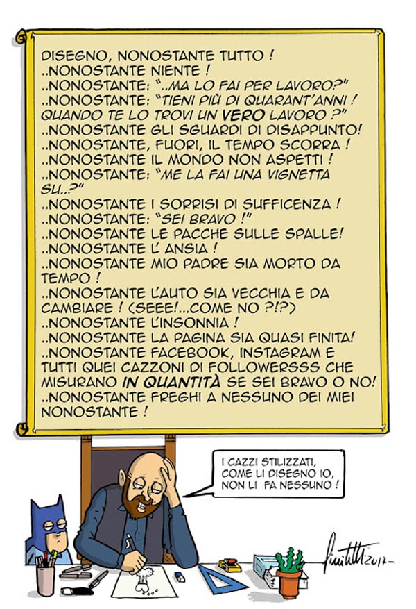 La Vignetta d’ Autore di Ignazio Piscitelli: No…no…stante…